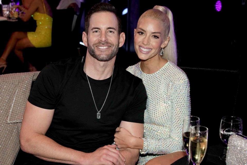 <p>Jeff Kravitz/Getty </p> Tarek El Moussa, Heather Rae El Moussa