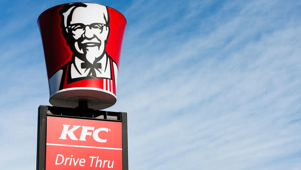 A man is suing KFC after finding a chicken bone in his pie. Source: Getty Images, file