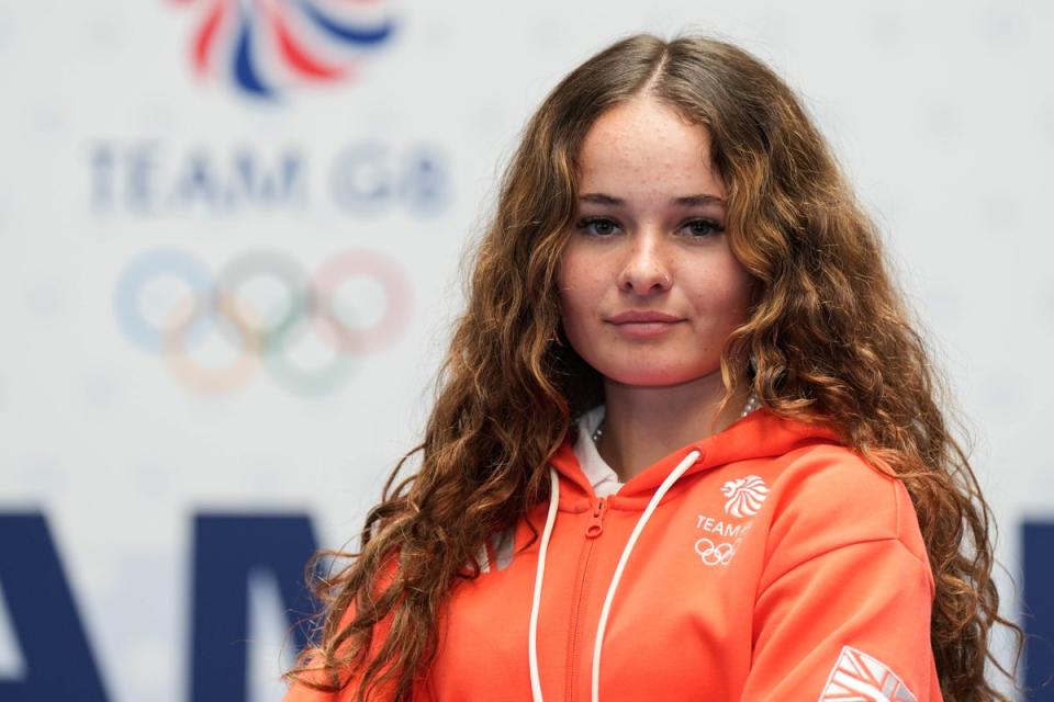 Teenager Lola Tambling joins Sky Brown on the skateboarding team (Jacob King/PA Wire/PA Images)