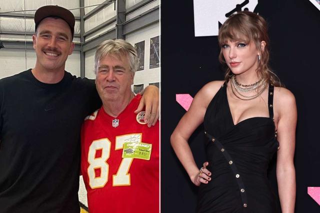 Photos of Taylor Swift Cheering for Travis Kelce at Kansas City