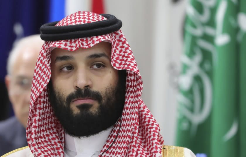 Frontline Mohammed bin Salman The Crown Prince of Saudi Arabia (Airdate: 10/1/2019) Saudi Arabia's Crown Prince Mohammed bin Salman attends a session during the Group of 20 (G20) summit in Osaka, Japan. Credit: Courtesy of Mikhail Klimentyev / Sputnik via AP