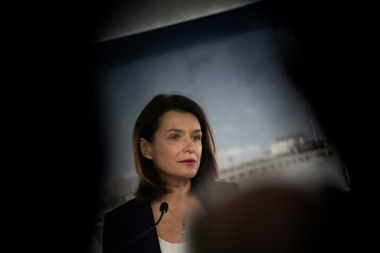 La présidente LR de la région Pays de la Loire, Christelle Morançais, le 21 janvier 2022 à Nantes (AFP/LOIC VENANCE)
