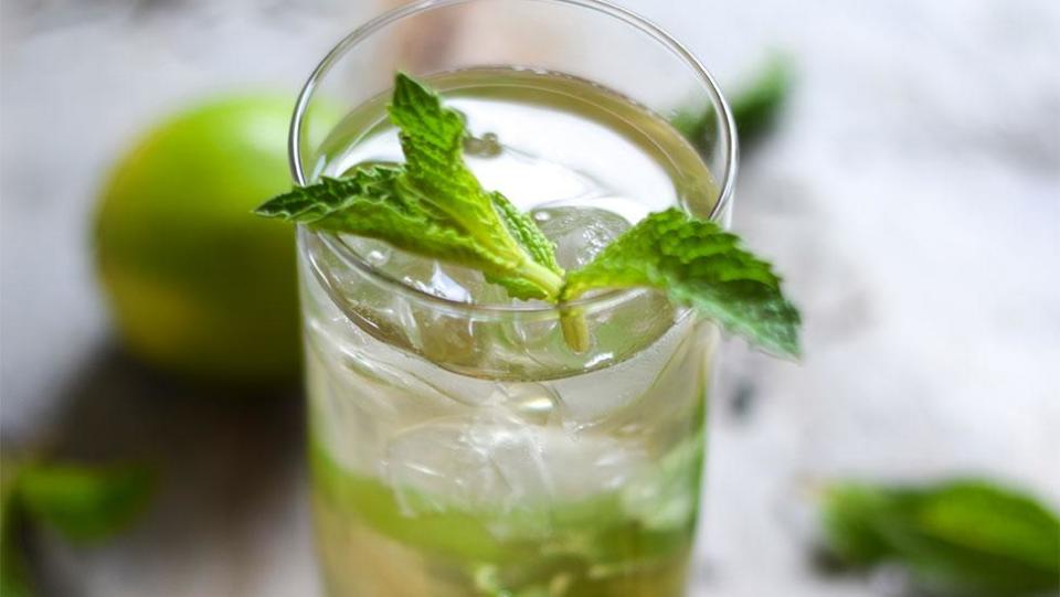 <p>Green Tea Mockito recipe by Sodastream. Photo: Supplied</p>