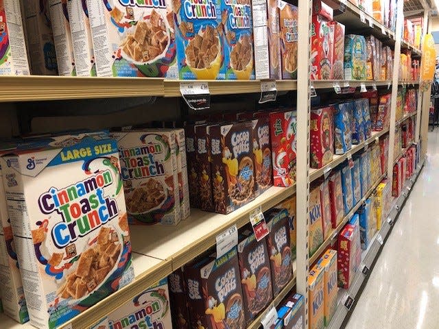 Cereal prices spiked in April as inflation continued to weigh on shoppers.