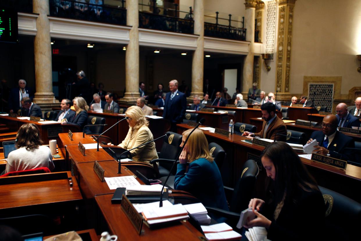 The Senate on the first day of the 2024 Kentucky General Assembly in Frankfort.
Jan. 2, 2024