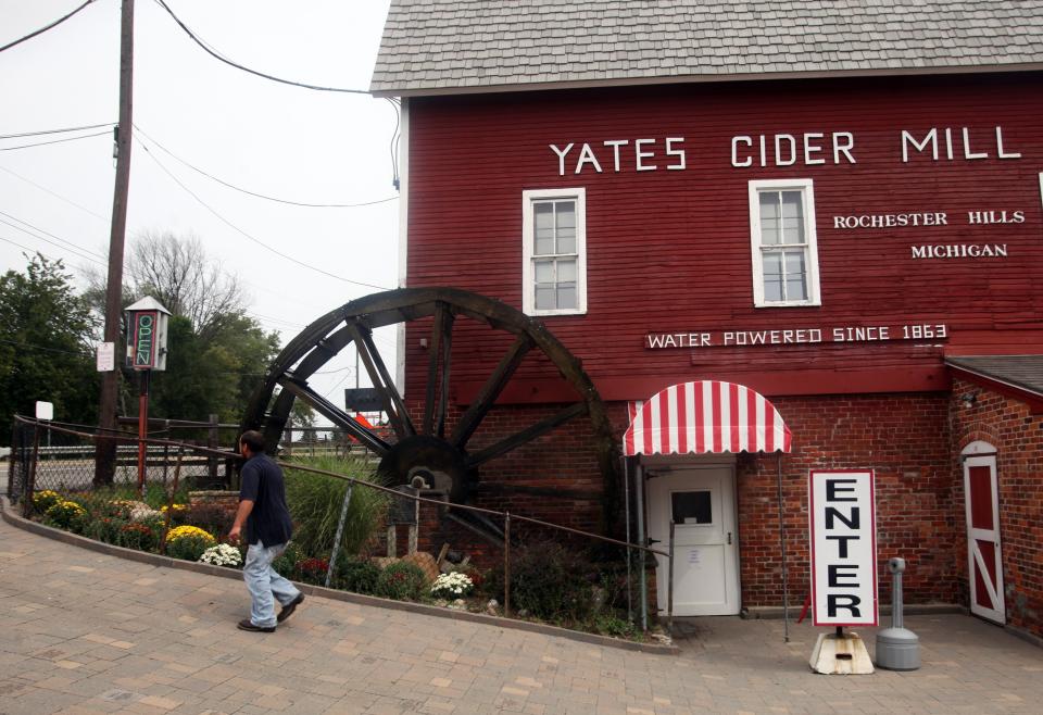 Yates Cider Mill in Rochester Hills is often extremely busy on weekends. Weekday afternoons are generally calmer.