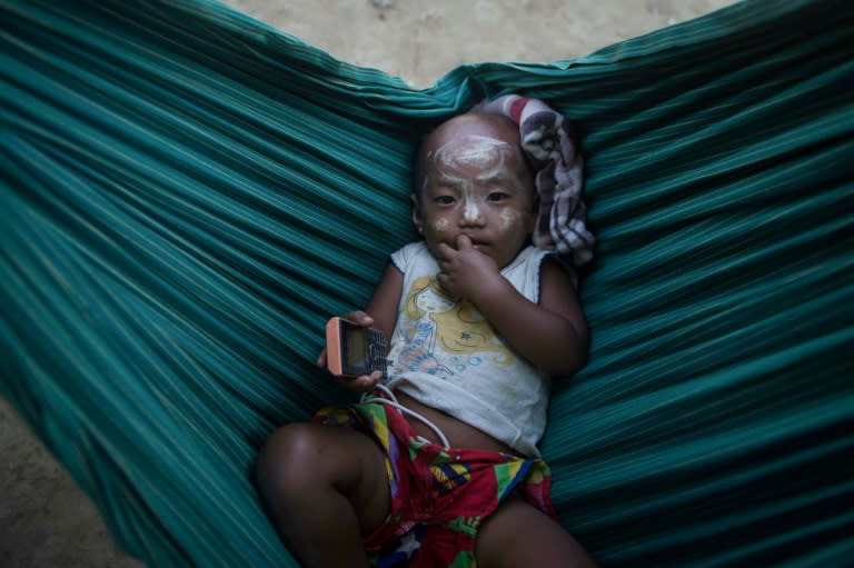 The new arrivals are moving to parts of Rakhine state mostly "cleared" of its Rohingya residents, whose villages were bulldozed and reduced to muddy stains on a landscape of lush farmland