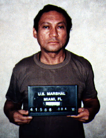 FILE PHOTO: Former Panamanian strongman Manuel Noriega, pictured in this January 4, 1990 file photo. REUTERS/Handout/File Photo