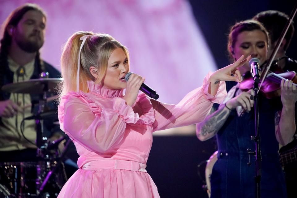 Hailey Whitters performs during the ACM Awards show in May.