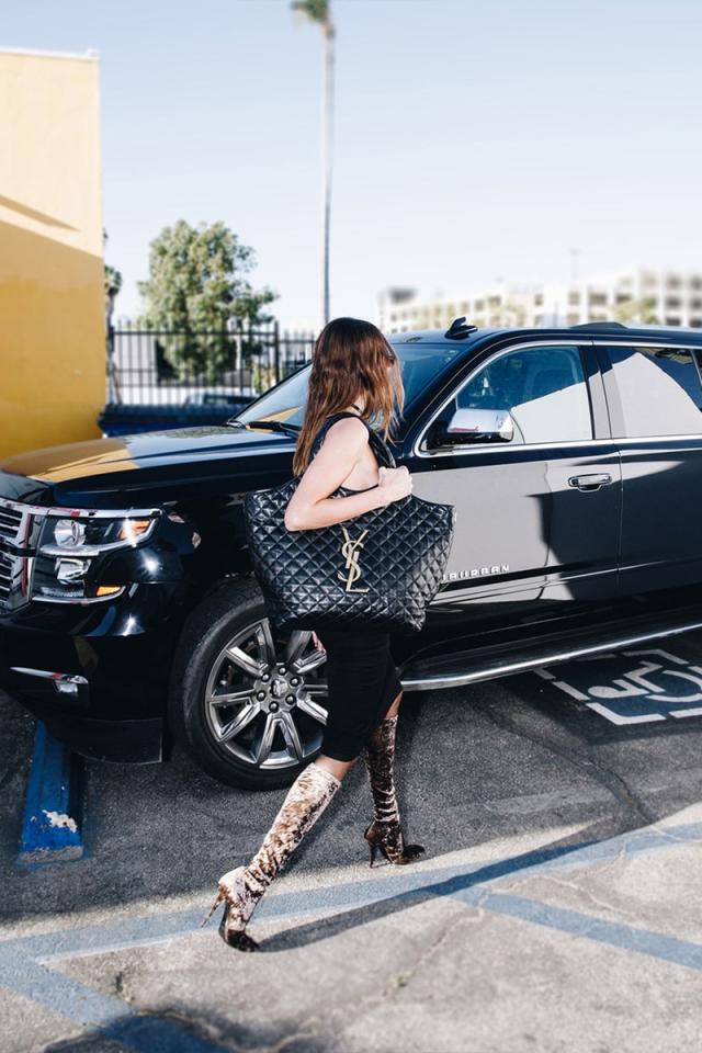 Sydney Sweeney Carries Saint Laurent ICare Bag