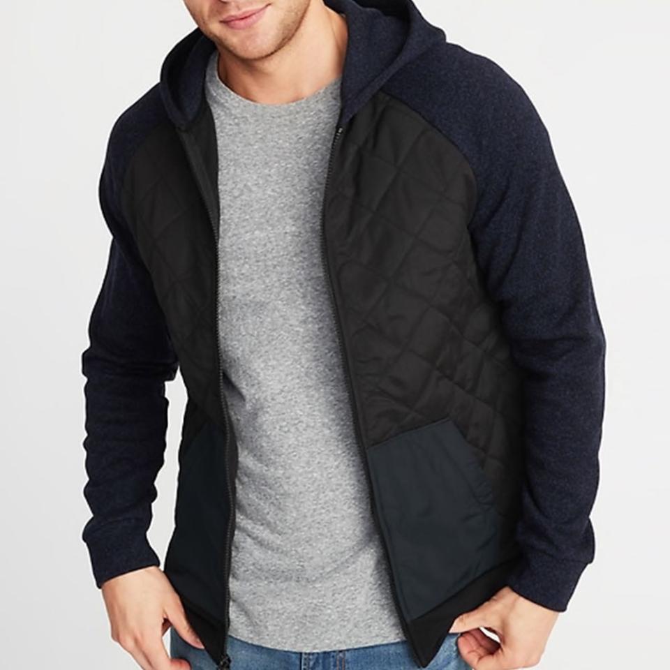 5) Old Navy Quilted Hooded Jacket for Men
