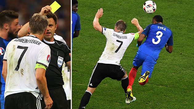 Was it handball or not? Image: Getty