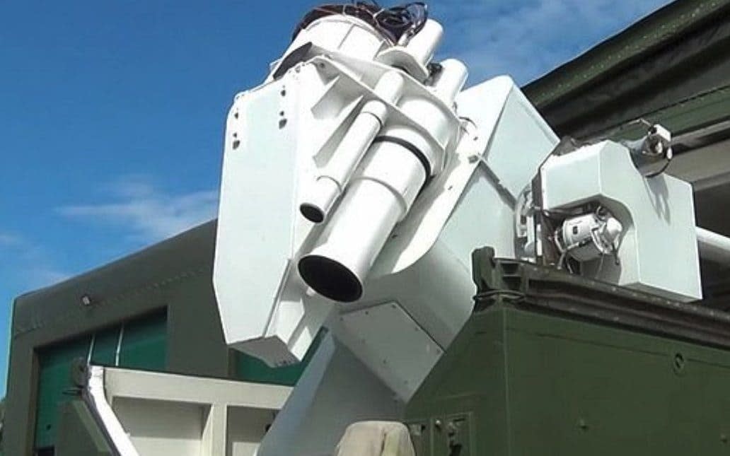 The Peresvet laser system was unveiled by the Russian Defence Ministry Image  - Russian Defence Ministry/Russian Defence Ministry