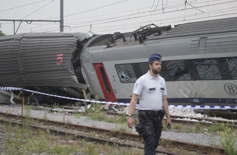 Belgium train collision