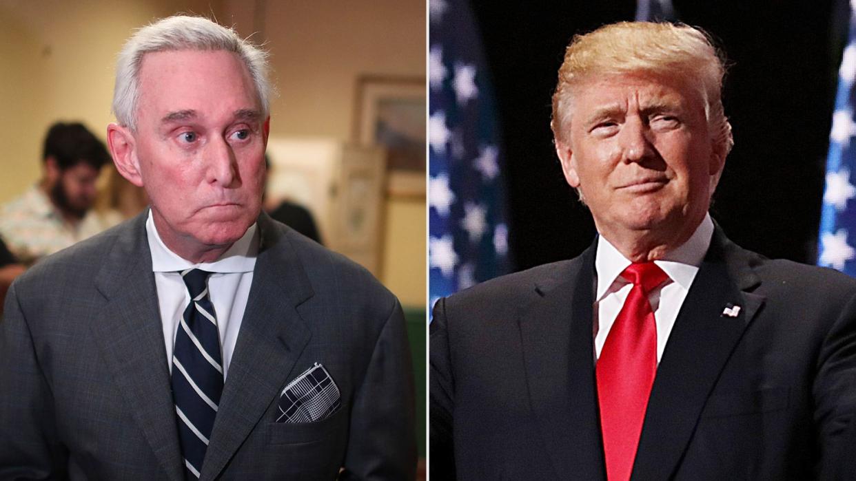 Donald Trump and Roger Stone