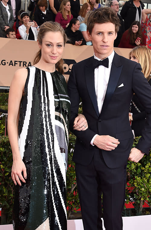 Eddie Redmayne and Hannah Bagshawe