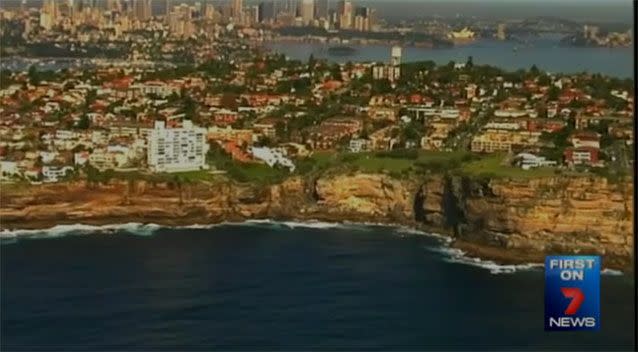 The untreated effluent is being dumped on the doorstep of some of Australia's most exclusive suburbs. Photo: 7 News