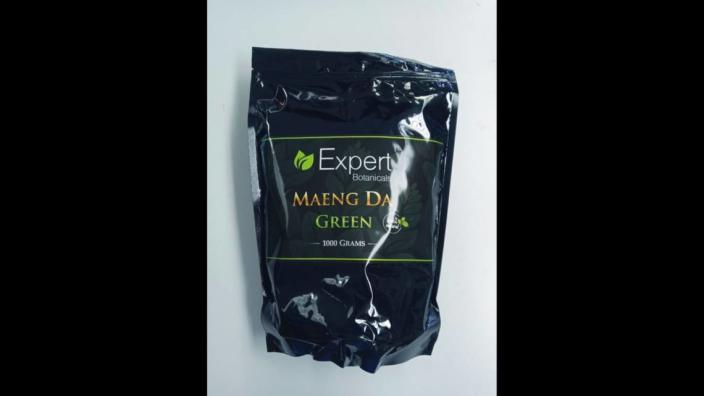 This provided photo shows the kratom product Peter McPherson consumed before he died, according to attorney Talis Abolins.