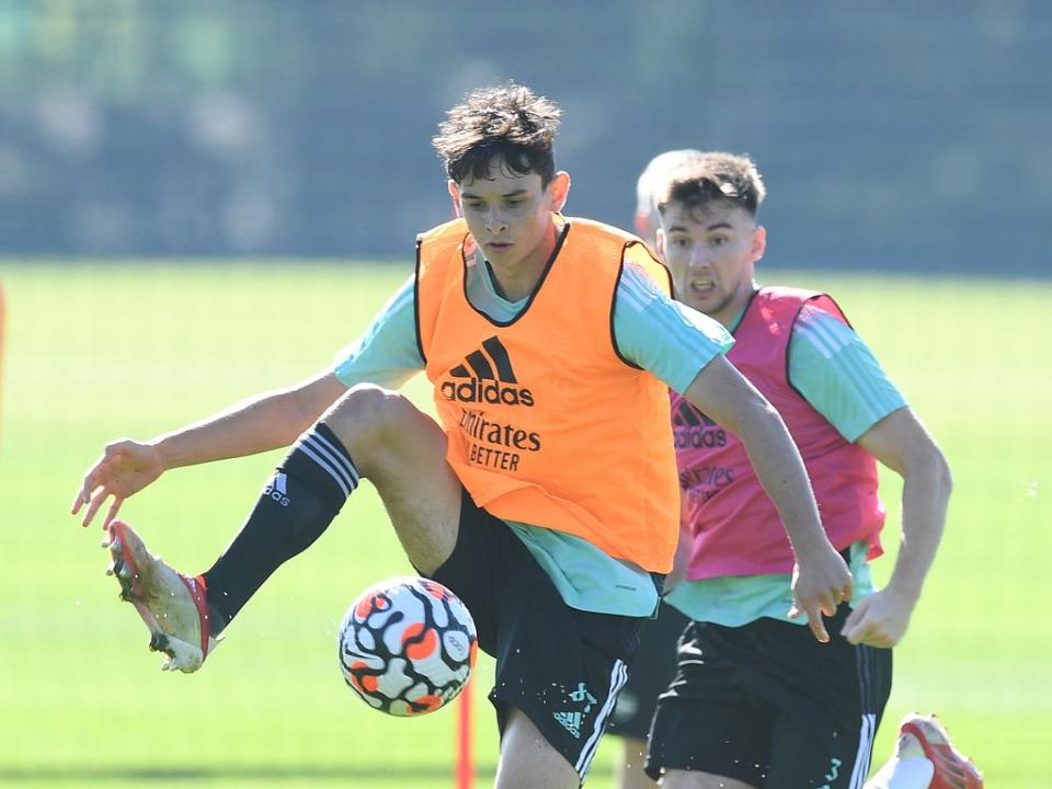 Charlie Patino has caught the eye of the former England international (Arsenal FC via Getty Images)