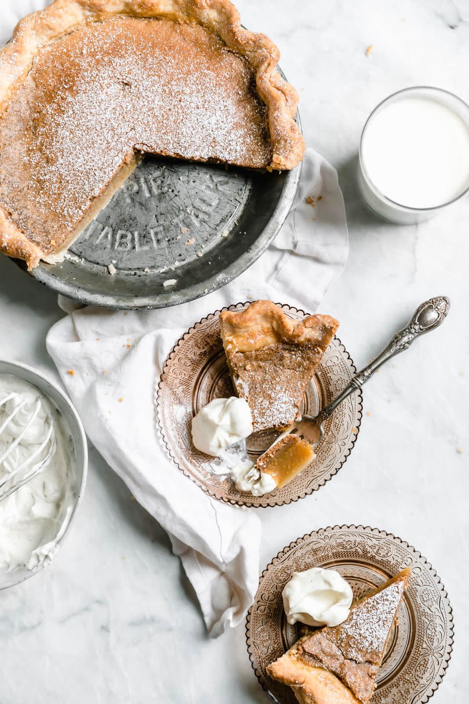 Brown Butter Maple Chess Pie