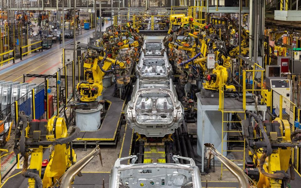 The Nissan Juke being assembled in Sunderland