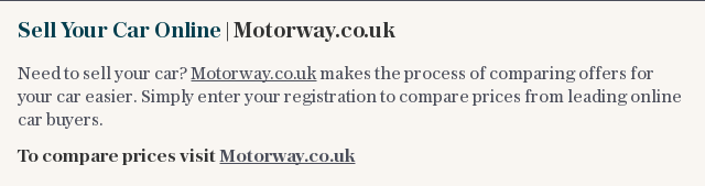 Sell Your Car Online | Motorway.co.uk | best_times_to_buy_and_sell_cars