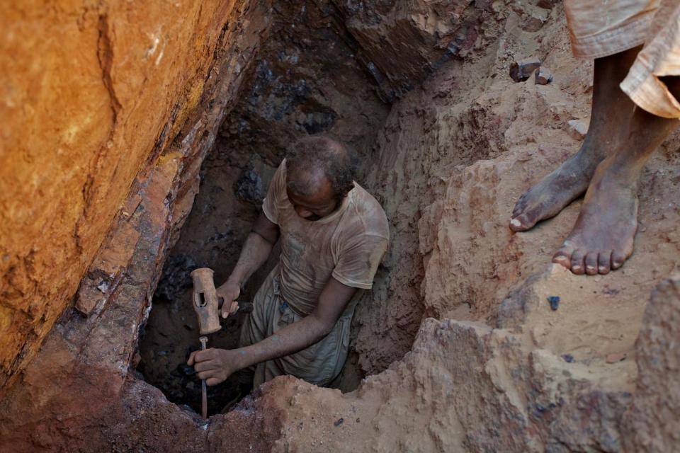 Minenarbeiter im Nord-Sudan