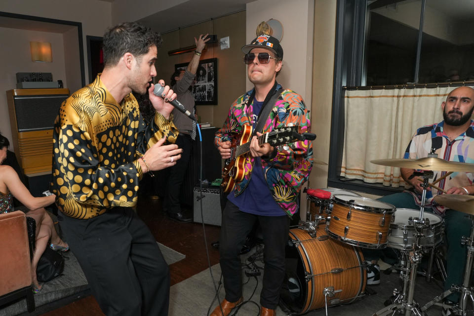 Darren Criss performs with the One Night Only Armanino Quartet at The After, After Party Presented by Ketel One Vodka and Zacapa Rum at Pebble Bar, on June 12, 2023.