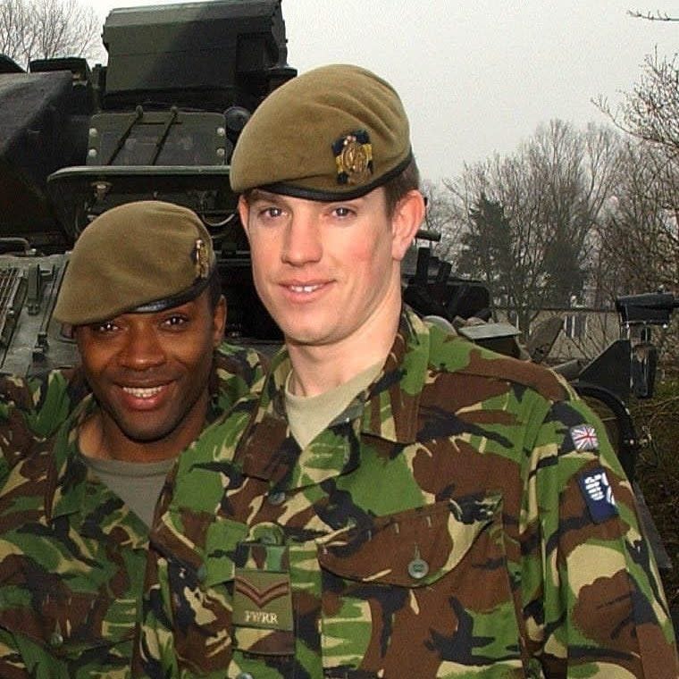 The real-life Cpl Brian Wood in 2005 - Roger Crump/The Sun