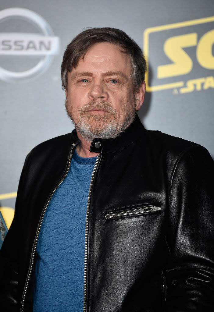 Closeup of Mark Hamill