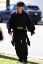 <p>David Spade dressed in an all-black costume during an outing in Los Angeles.</p>