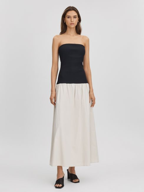 Reiss Amyra Anna Quan Drop Waist Maxi Dress