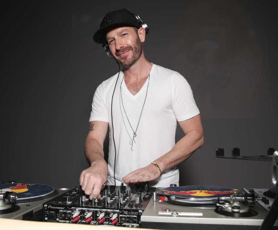 LOS ANGELES, CA - FEBRUARY 12:  Jason Bentley Dj’s at the CORE Hydration At The Grammy “Friends and Family” Celebration at Quixote Studios on February 12, 2016 in Los Angeles, California.  (Photo by Todd Williamson/Getty Images for CORE Hydration)