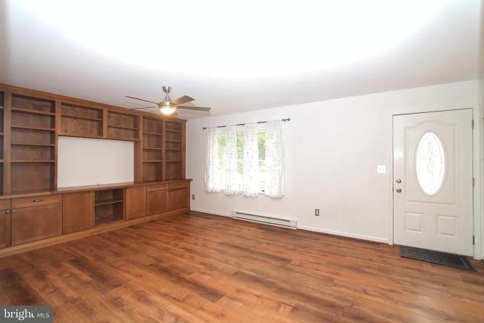 A view inside the living room at 2437 Buchenhorst Road in State College. Photo shared with permission from the home’s listing agent, Peter Chiarkas of Kissinger, Bigatel and Brower Realtors. Provided