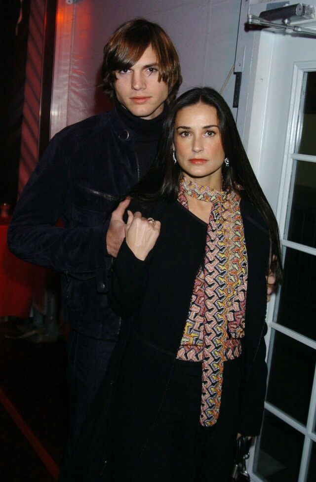 Ashton Kutcher and Demi Moore