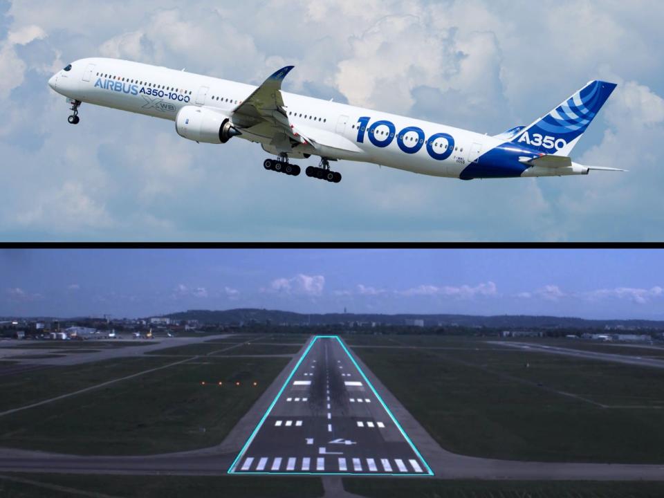 Airbus A350 Autonomous taxi, takeoff, and landing