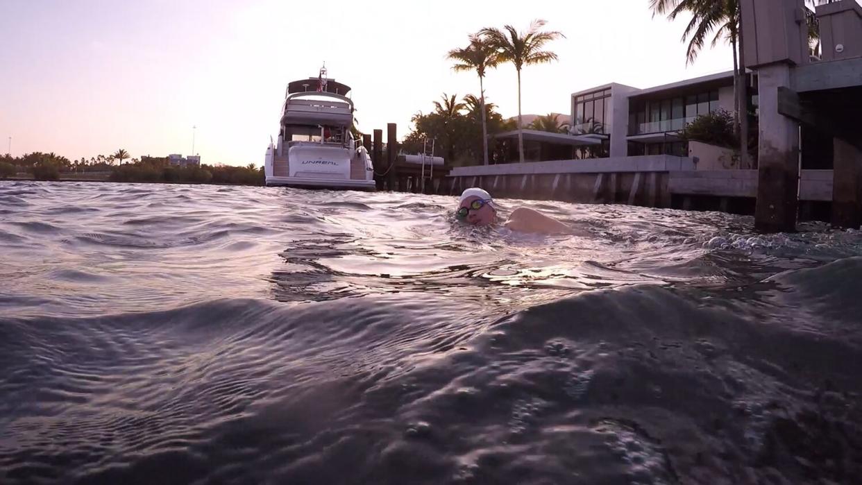 Florida Woman Completes Record-Setting Swim While Wearing a Mermaid Tail