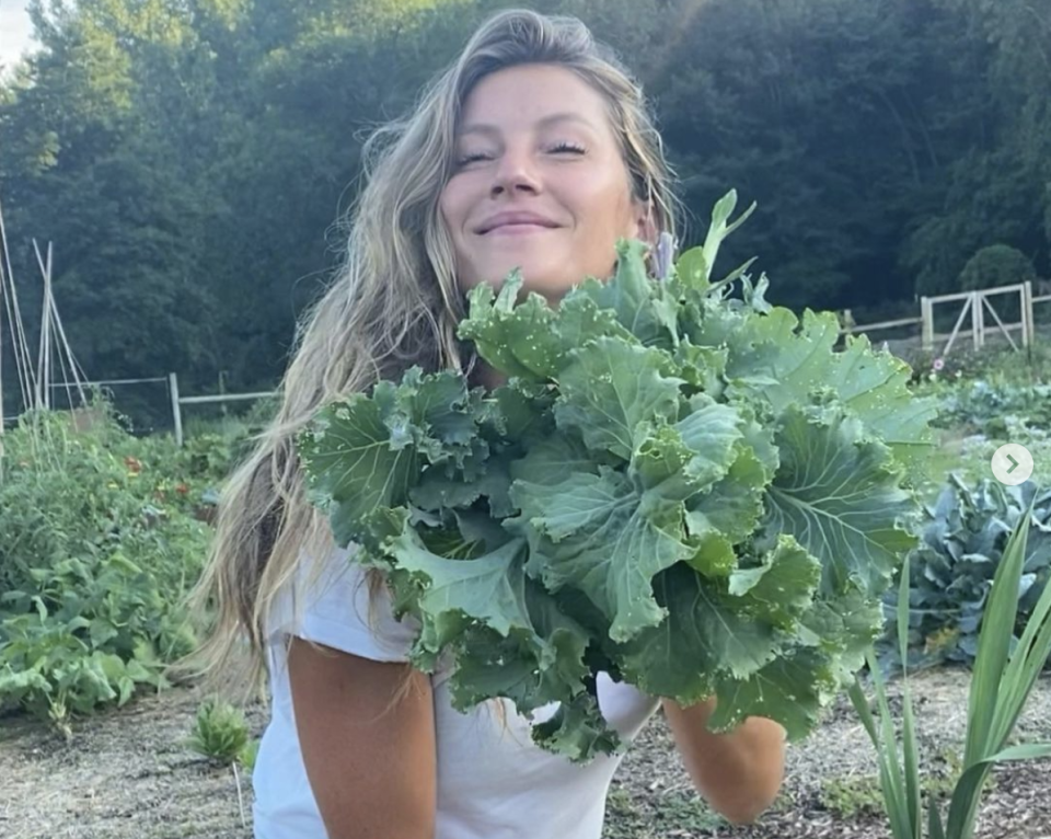 Gisele prefers not to eat processed foods. (Photo: Instagram) 