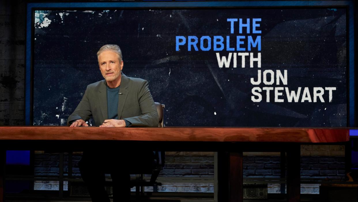  Jon Stewart hosts 'The Problem with Jon Stewart'. 