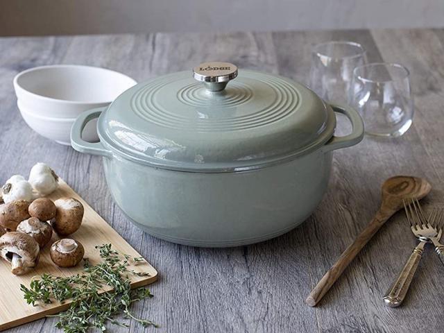 This Lodge Cast Iron Skillet and Dutch Oven Combo Is 50% Off at