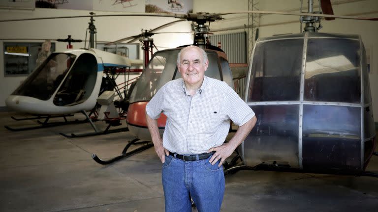 El emprendedor que hace helicópteros desde Saladillo para el mundo