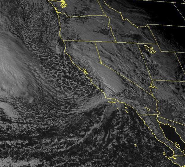 West Coast satellite view, Feb. 7, 2024.