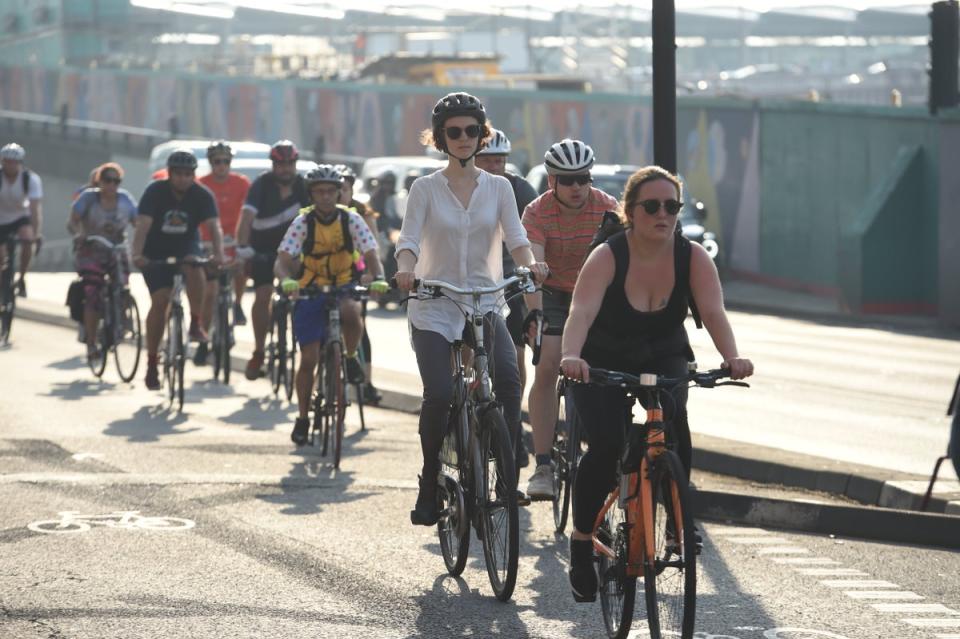 Over 800,000 journeys a day are made by bike in London  (Jeremy Selwyn)