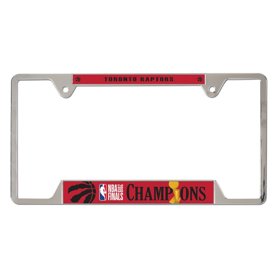 Raptors 2019 NBA Finals Champions License Plate Frame