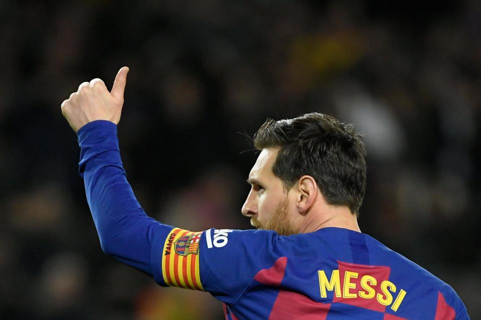 Messi announced the cuts in a statement on Monday (AFP via Getty Images)