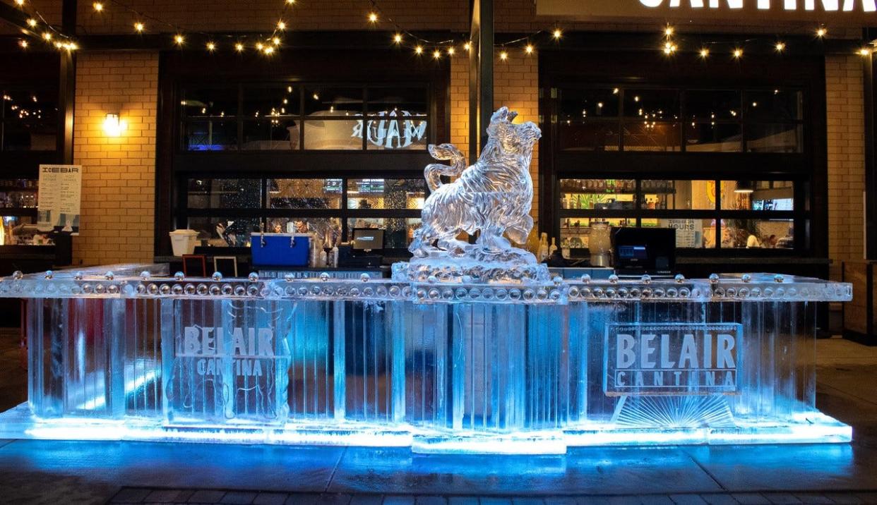 Belair Cantina's ice bar is back this winter, featuring specialty drinks and menu items.