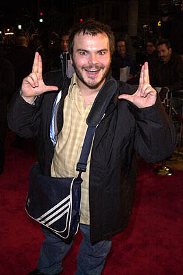 Jack Black at the Mann Village Theater premiere of Columbia's Saving Silverman