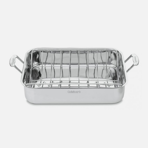 Cuisinart Chefs Classic Stainless 16" Roasting Pan with Rack