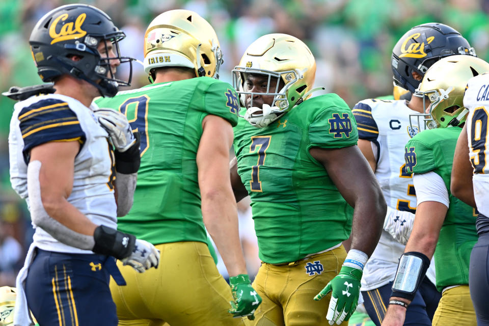 Notre Dame to break out green uniforms for Ohio State game this fall