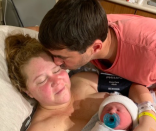 <p>Amy Schumer gave birth to her own little bundle of joy on Monday 6 May, the same day as the royal baby, and now the actress has revealed the tot’s traditional name.<br>Sharing a sweet image of the newborn with his dad, Chris Fischer, on Instagram, she wrote: “Gene Atwell Fischer and his dad Chris.”<br>Gene could be a nod to famous actors like Gene Kelly and Gene Hackman, but it seems the couple may have opted for the unusual Attwell in honour of one of Amy’s comedian friends, Dave Attell.<br>[Photo: Instagram/amyschumer] </p>